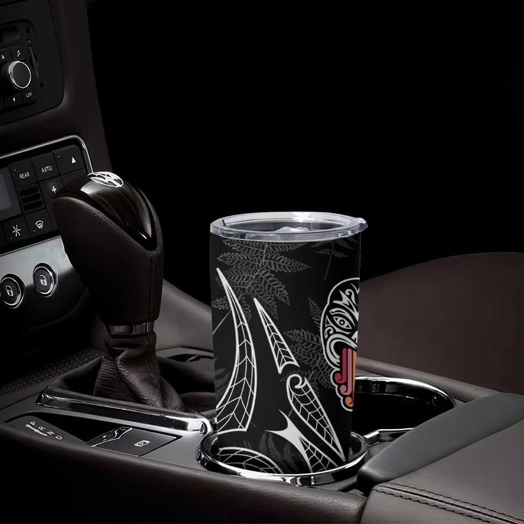 Kia Hara Te reo Maori Tumbler Cup Manaia Moko Pattern LT7 - Polynesian Pride