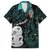 Kia Hara Te reo Maori Hawaiian Shirt Manaia Moko Mix Paua Shell