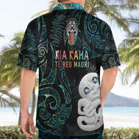 Kia Hara Te reo Maori Hawaiian Shirt Manaia Moko Mix Paua Shell LT7 - Polynesian Pride