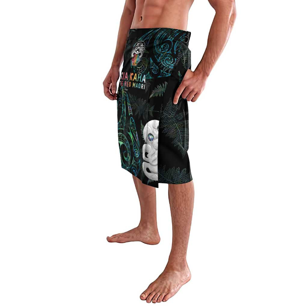 Kia Hara Te reo Maori Lavalava Manaia Moko Mix Paua Shell LT7 - Polynesian Pride