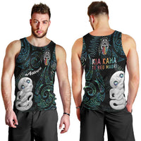 Kia Hara Te reo Maori Men Tank Top Manaia Moko Mix Paua Shell LT7 - Polynesian Pride