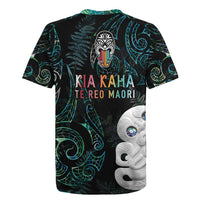Kia Hara Te reo Maori Rugby Jersey Manaia Moko Mix Paua Shell LT7 - Polynesian Pride