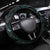 Kia Hara Te reo Maori Steering Wheel Cover Manaia Moko Mix Paua Shell