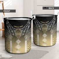 Aotearoa Maori Iwi Heritage Laundry Basket Waikato Tainui Parauri LT7 - Polynesian Pride