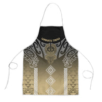 Aotearoa Maori Iwi Heritage Apron Waikato Tainui Parauri LT7 Earth Gold - Polynesian Pride