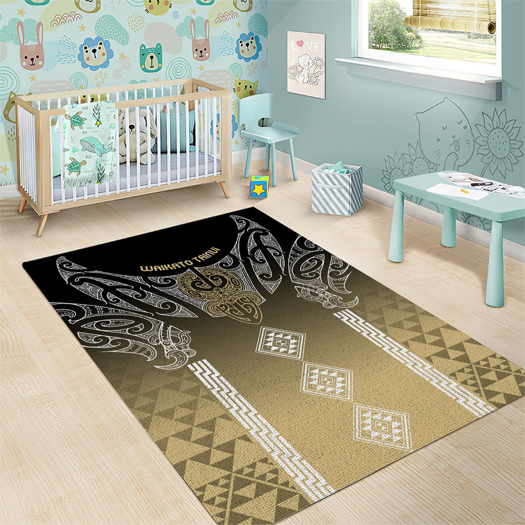 Aotearoa Maori Iwi Heritage Area Rug Waikato Tainui Parauri LT7 - Polynesian Pride