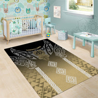 Aotearoa Maori Iwi Heritage Area Rug Waikato Tainui Parauri LT7 - Polynesian Pride
