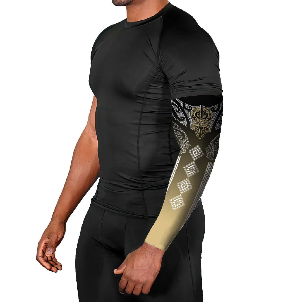 Aotearoa Maori Iwi Heritage Arm Sleeves Waikato Tainui Parauri LT7 - Polynesian Pride