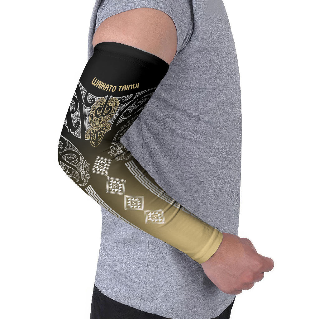 Aotearoa Maori Iwi Heritage Arm Sleeves Waikato Tainui Parauri LT7 - Polynesian Pride