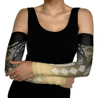 Aotearoa Maori Iwi Heritage Arm Sleeves Waikato Tainui Parauri LT7 - Polynesian Pride