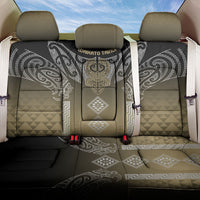 Aotearoa Maori Iwi Heritage Back Car Seat Cover Waikato Tainui Parauri LT7 One Size Earth Gold - Polynesian Pride