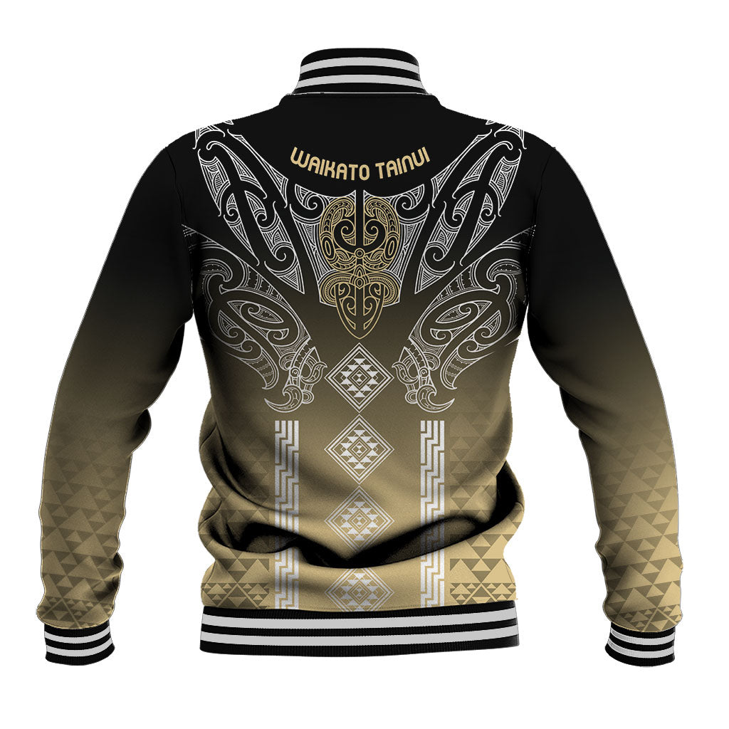Aotearoa Maori Iwi Heritage Baseball Jacket Waikato Tainui Parauri LT7 - Polynesian Pride