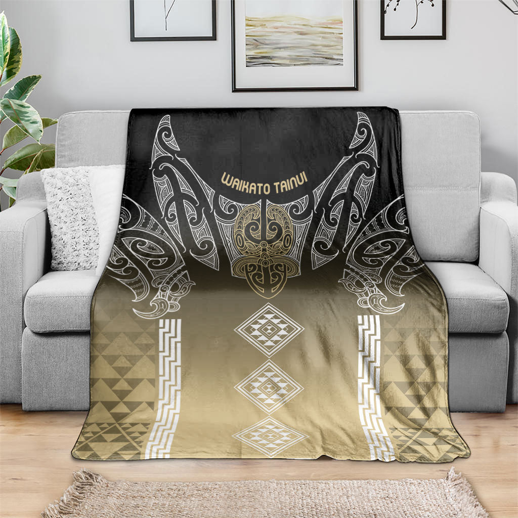 Aotearoa Maori Iwi Heritage Blanket Waikato Tainui Parauri LT7 - Polynesian Pride