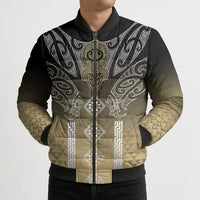 Aotearoa Maori Iwi Heritage Bomber Puffer Jacket Waikato Tainui Parauri LT7 - Polynesian Pride