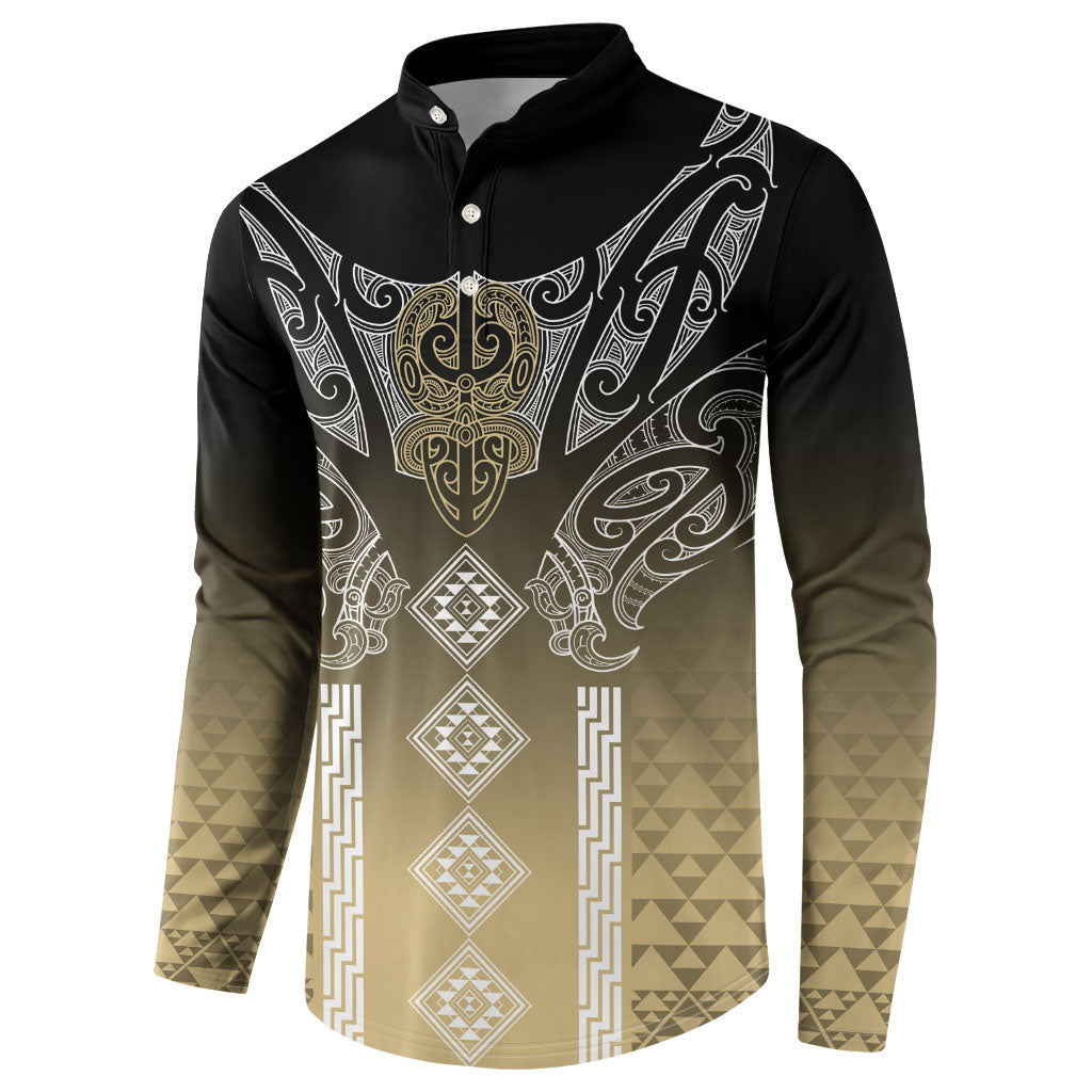 Aotearoa Maori Iwi Heritage Button Sweatshirt Waikato Tainui Parauri LT7 - Polynesian Pride