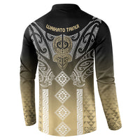 Aotearoa Maori Iwi Heritage Button Sweatshirt Waikato Tainui Parauri LT7 - Polynesian Pride