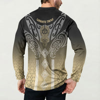 Aotearoa Maori Iwi Heritage Button Sweatshirt Waikato Tainui Parauri LT7 - Polynesian Pride