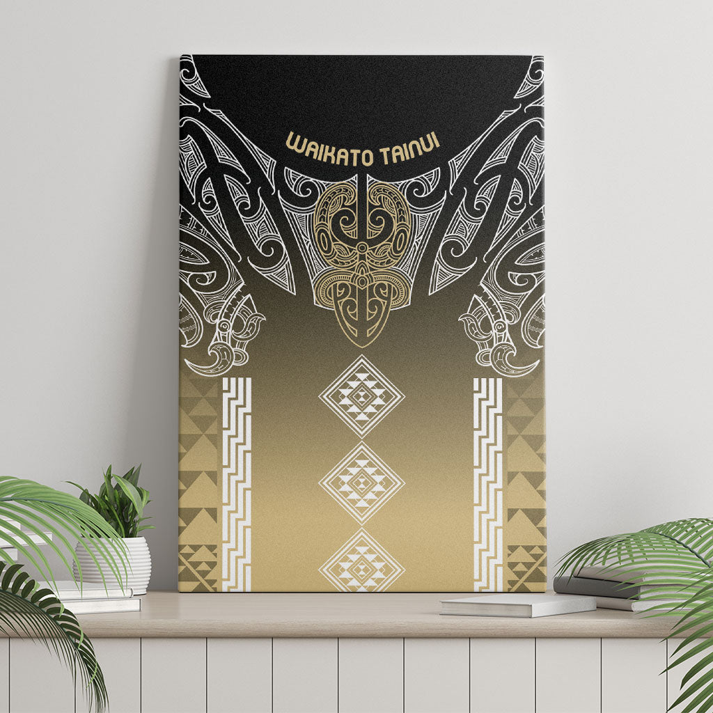 Aotearoa Maori Iwi Heritage Canvas Wall Art Waikato Tainui Parauri LT7 - Polynesian Pride