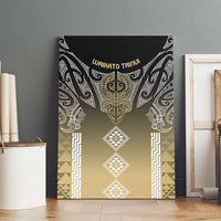 Aotearoa Maori Iwi Heritage Canvas Wall Art Waikato Tainui Parauri LT7 - Polynesian Pride