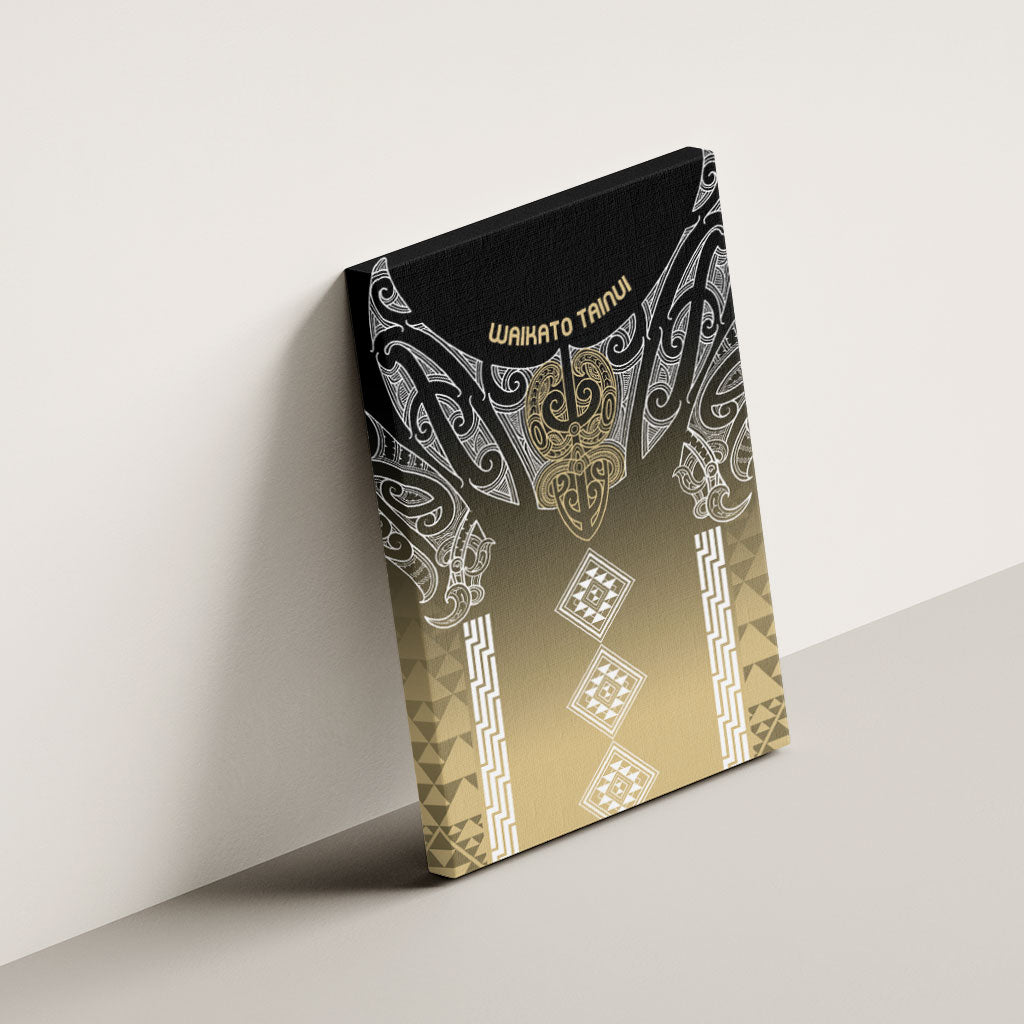 Aotearoa Maori Iwi Heritage Canvas Wall Art Waikato Tainui Parauri LT7 - Polynesian Pride