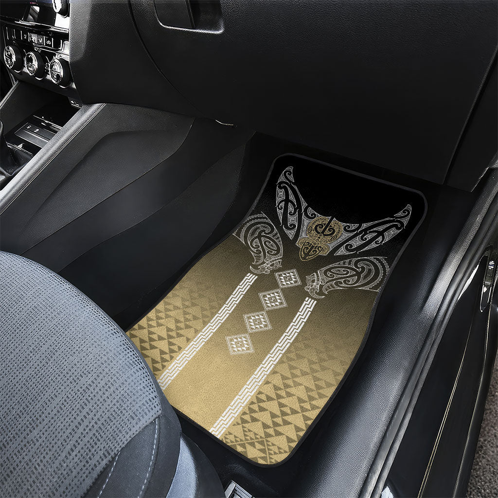 Aotearoa Maori Iwi Heritage Car Mats Waikato Tainui Parauri LT7 - Polynesian Pride