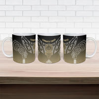 Aotearoa Maori Iwi Heritage Ceramic Mug Waikato Tainui Parauri LT7 - Polynesian Pride