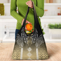 Aotearoa Maori Iwi Heritage Grocery Bag Waikato Tainui Parauri LT7 - Polynesian Pride