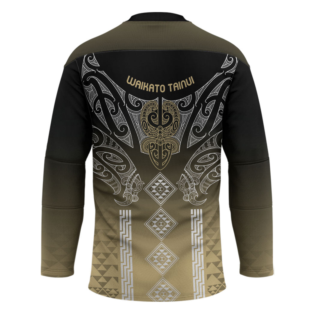 Aotearoa Maori Iwi Heritage Hockey Jersey Waikato Tainui Parauri LT7 - Polynesian Pride