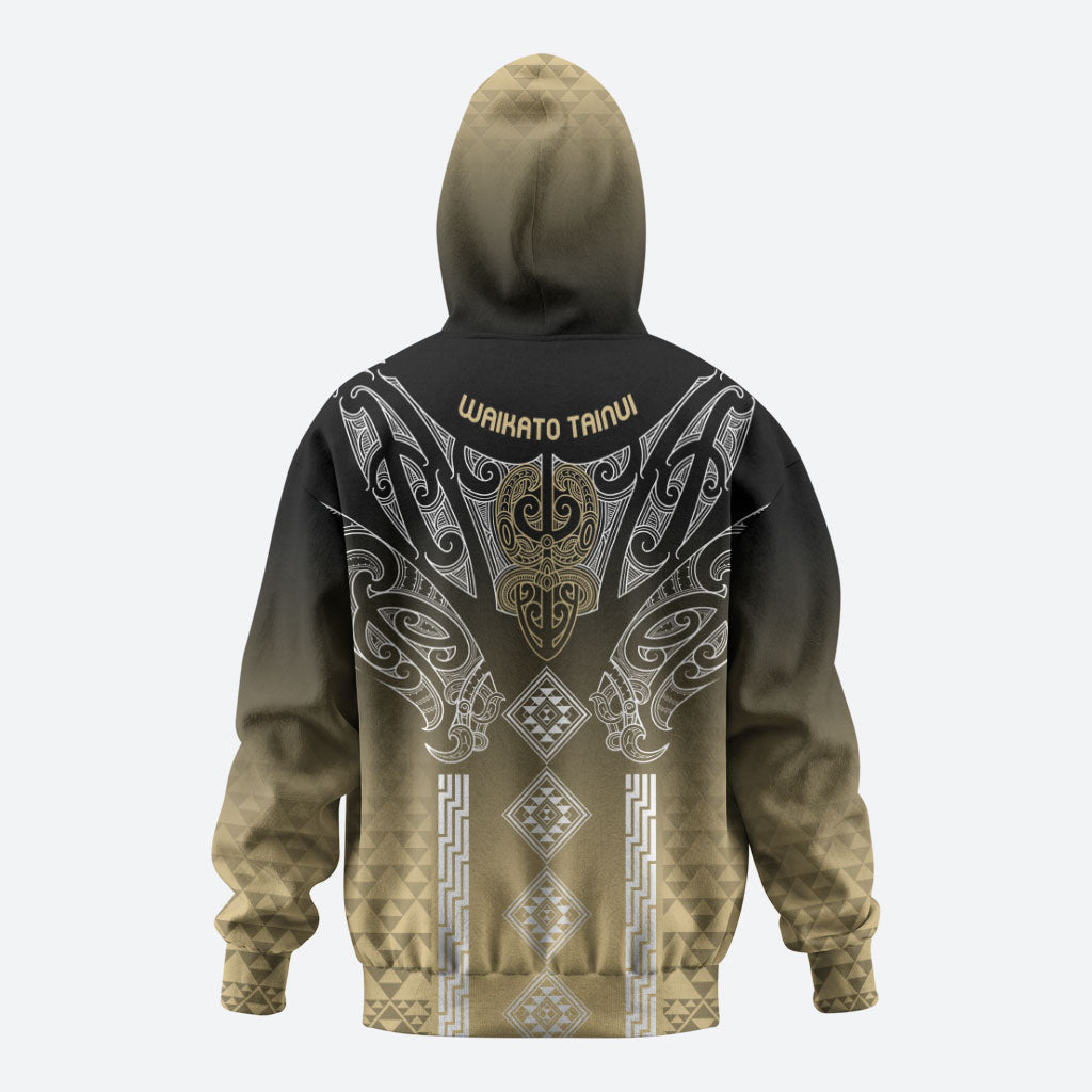Aotearoa Maori Iwi Heritage Hoodie Waikato Tainui Parauri LT7 - Polynesian Pride