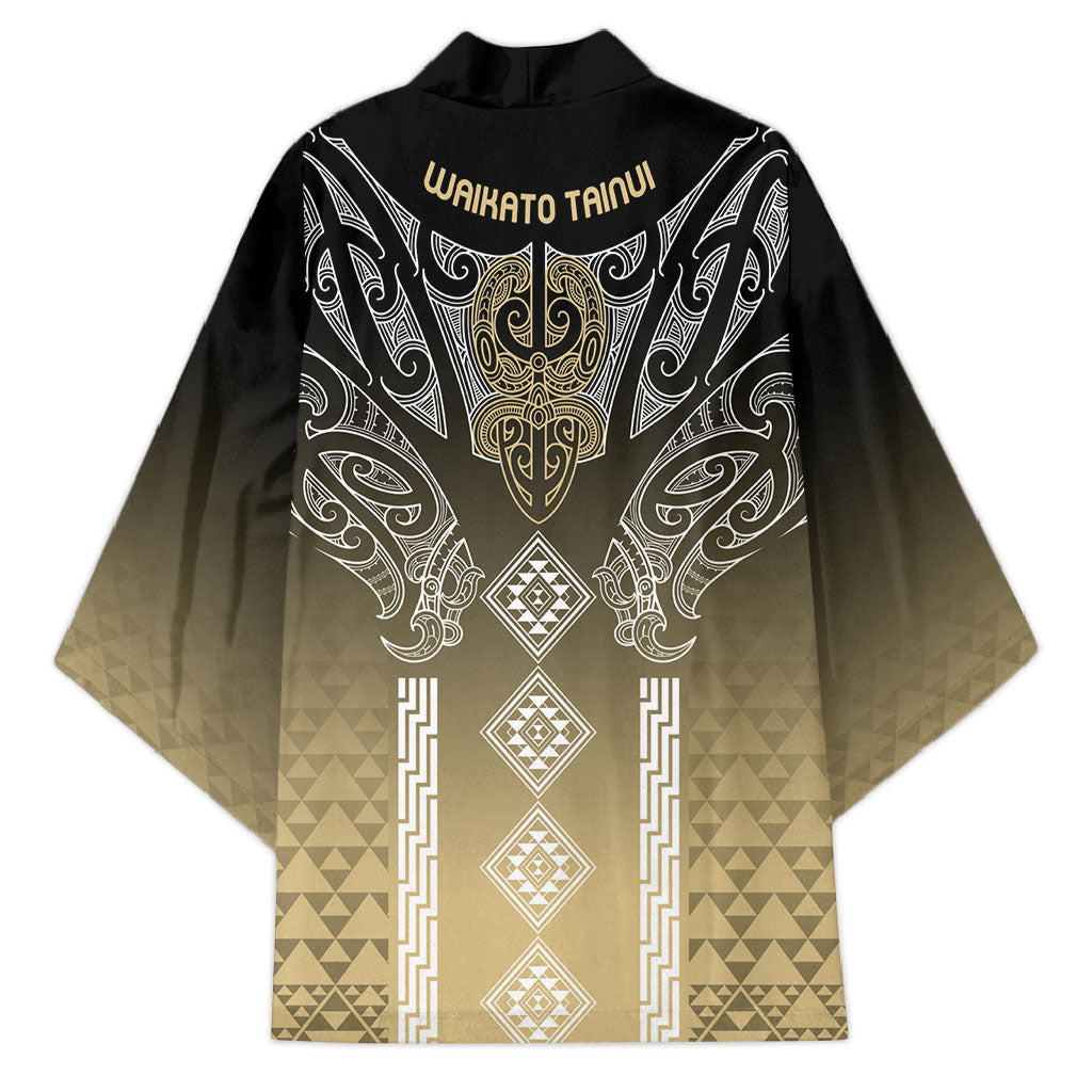 Aotearoa Maori Iwi Heritage Kimono Waikato Tainui Parauri LT7 - Polynesian Pride