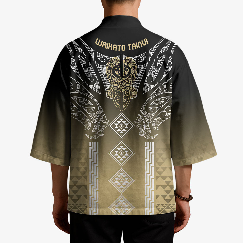 Aotearoa Maori Iwi Heritage Kimono Waikato Tainui Parauri LT7 - Polynesian Pride