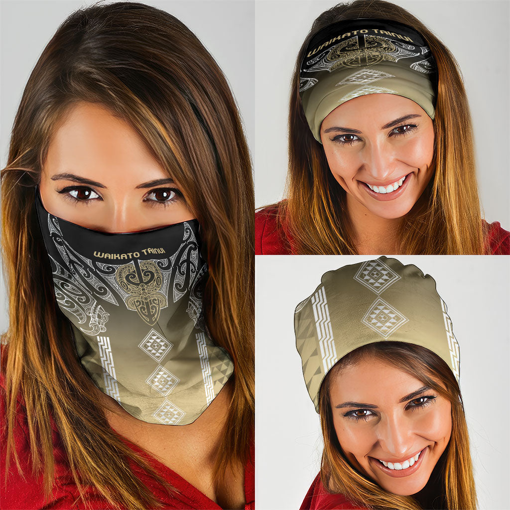 Aotearoa Maori Iwi Heritage Neck Gaiter Waikato Tainui Parauri LT7 - Polynesian Pride