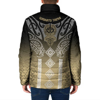 Aotearoa Maori Iwi Heritage Padded Jacket Waikato Tainui Parauri LT7 - Polynesian Pride