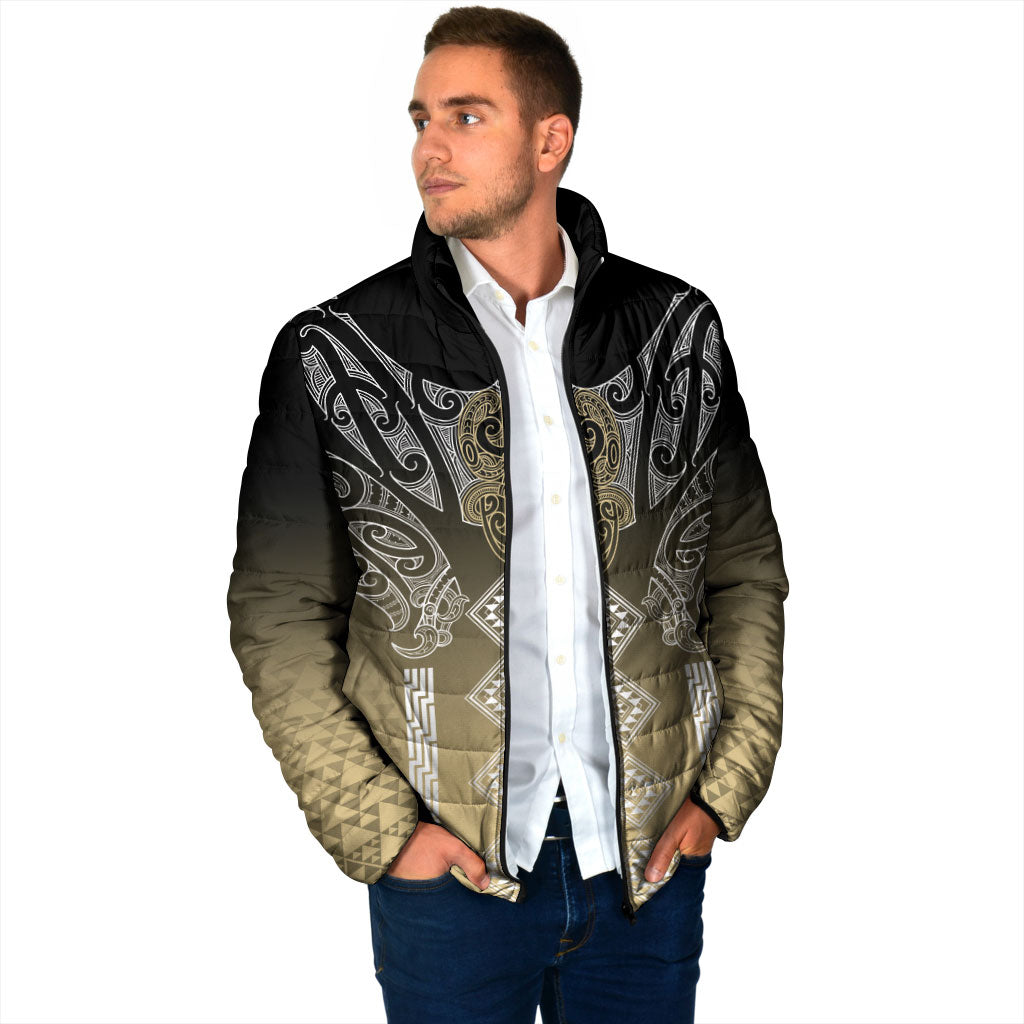 Aotearoa Maori Iwi Heritage Padded Jacket Waikato Tainui Parauri LT7 - Polynesian Pride