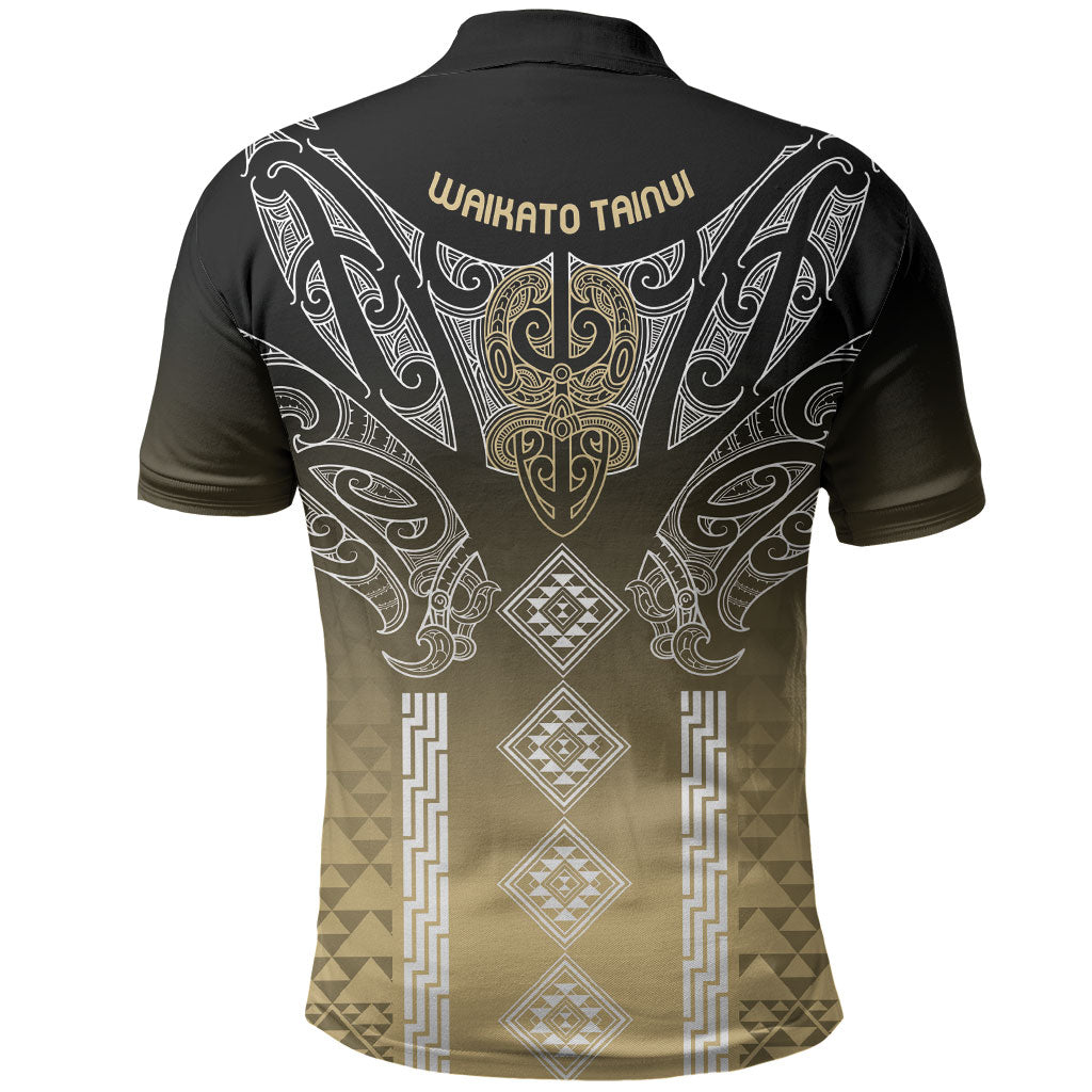 Aotearoa Maori Iwi Heritage Polo Shirt Waikato Tainui Parauri LT7 - Polynesian Pride