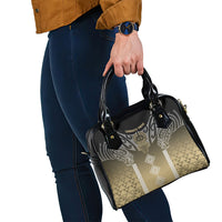 Aotearoa Maori Iwi Heritage Shoulder Handbag Waikato Tainui Parauri LT7 - Polynesian Pride