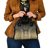 Aotearoa Maori Iwi Heritage Shoulder Handbag Waikato Tainui Parauri LT7 - Polynesian Pride