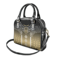 Aotearoa Maori Iwi Heritage Shoulder Handbag Waikato Tainui Parauri LT7 - Polynesian Pride