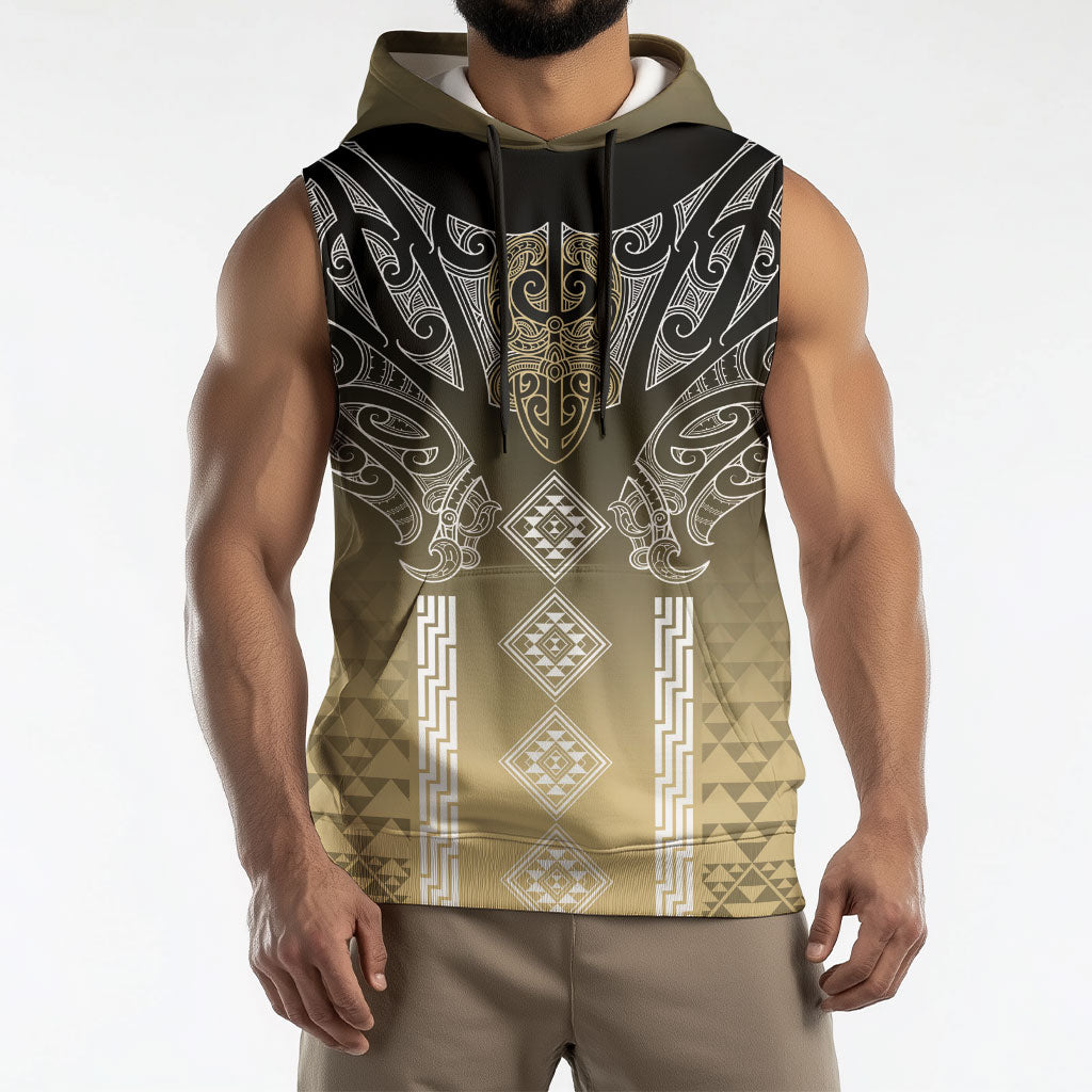 Aotearoa Maori Iwi Heritage Sleeveless Hoodie Waikato Tainui Parauri LT7 - Polynesian Pride