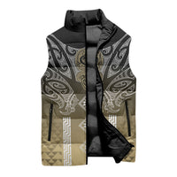 Aotearoa Maori Iwi Heritage Sleeveless Puffer Jacket Waikato Tainui Parauri LT7 - Polynesian Pride