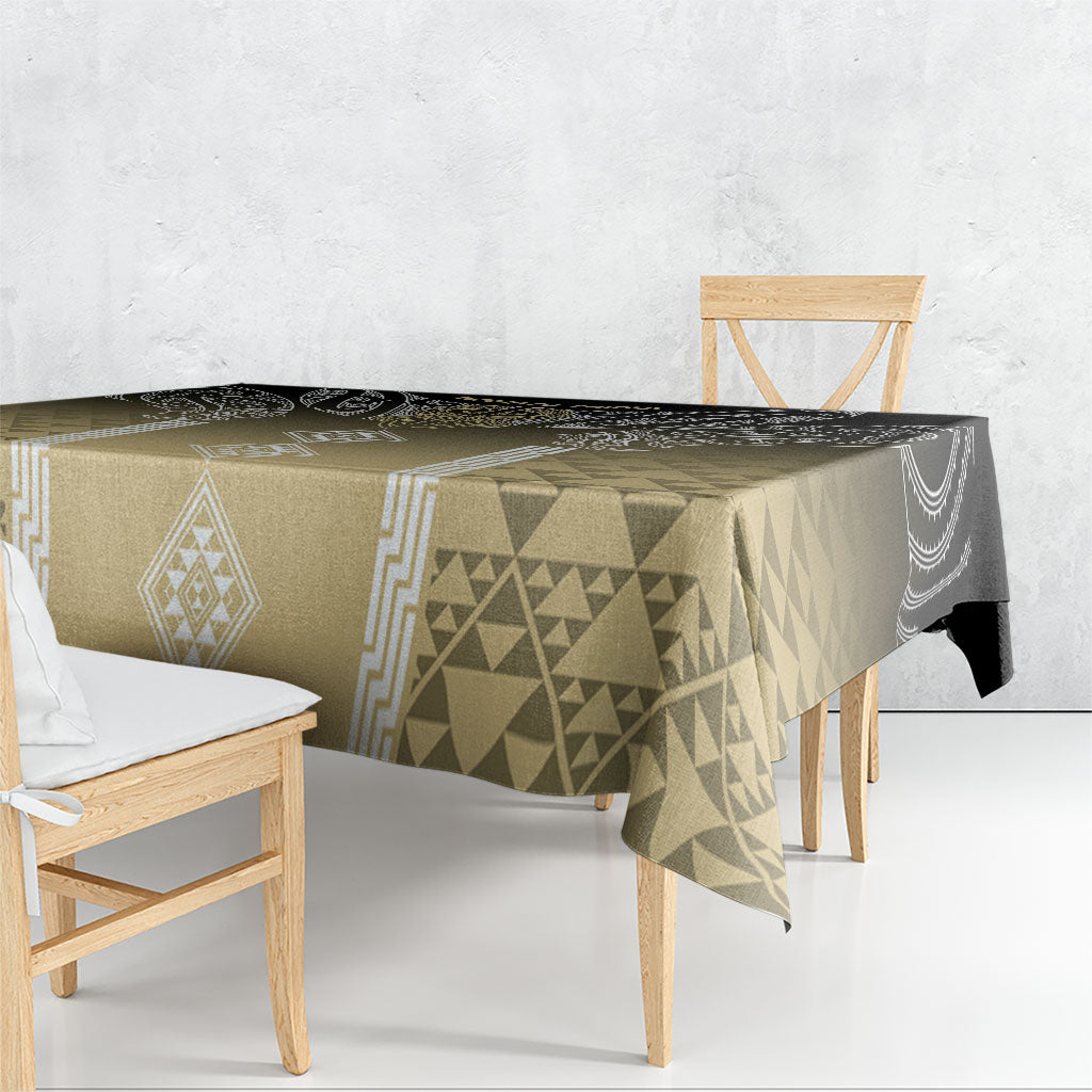 Aotearoa Maori Iwi Heritage Tablecloth Waikato Tainui Parauri LT7 - Polynesian Pride