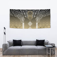 Aotearoa Maori Iwi Heritage Tapestry Waikato Tainui Parauri LT7 - Polynesian Pride