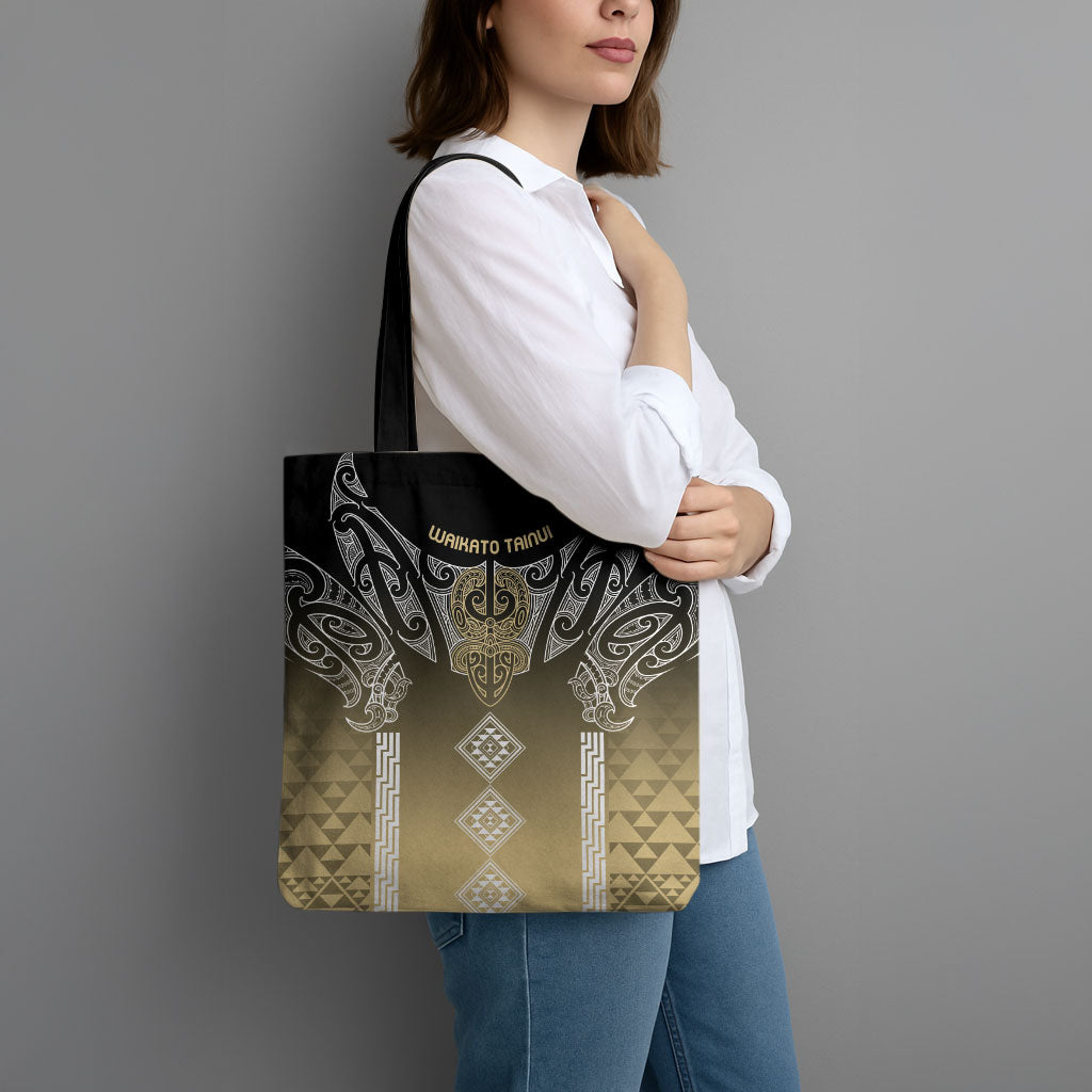 Aotearoa Maori Iwi Heritage Tote Bag Waikato Tainui Parauri LT7 - Polynesian Pride