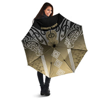 Aotearoa Maori Iwi Heritage Umbrella Waikato Tainui Parauri LT7 - Polynesian Pride