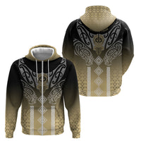 Aotearoa Maori Iwi Heritage Zip Hoodie Waikato Tainui Parauri LT7 - Polynesian Pride