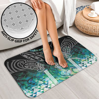Aotearoa Maori Iwi Heritage Bathroom Set Ngati Kahungunu Paua Shell Turquoise LT7 - Polynesian Pride