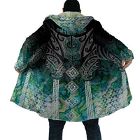 Aotearoa Maori Iwi Heritage Cloak Ngati Kahungunu Paua Shell Turquoise LT7 - Polynesian Pride