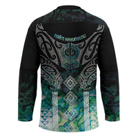 Aotearoa Maori Iwi Heritage Hockey Jersey Ngati Kahungunu Paua Shell Turquoise LT7 - Polynesian Pride