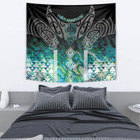 Aotearoa Maori Iwi Heritage Tapestry Ngati Kahungunu Paua Shell Turquoise LT7 - Polynesian Pride