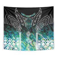 Aotearoa Maori Iwi Heritage Tapestry Ngati Kahungunu Paua Shell Turquoise LT7 - Polynesian Pride
